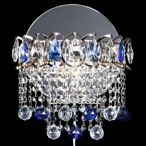 Бра Астра Капель шар 30 Синяя в Симферополе Гусь Хрустальный