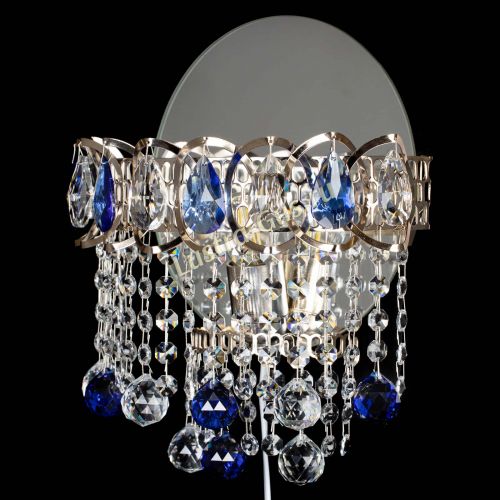 Бра Астра Капель шар 30 Синяя в Симферополе Гусь Хрустальный