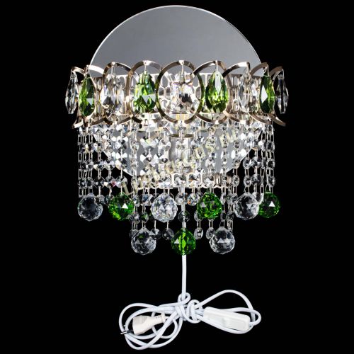 Бра Астра Капель шар 30 Зеленая в Симферополе Гусь Хрустальный