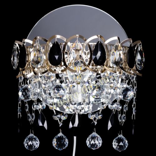 Бра Астра Паутинка черная в Симферополе Гусь Хрустальный