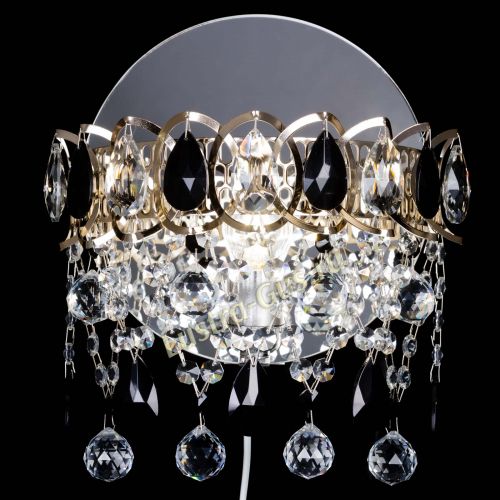 Бра Астра Паутинка черная в Симферополе Гусь Хрустальный