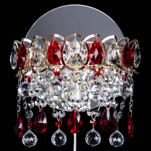 Бра Астра Паутинка красная в Симферополе Гусь Хрустальный