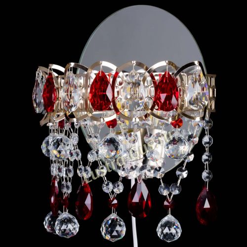 Бра Астра Паутинка красная в Симферополе Гусь Хрустальный