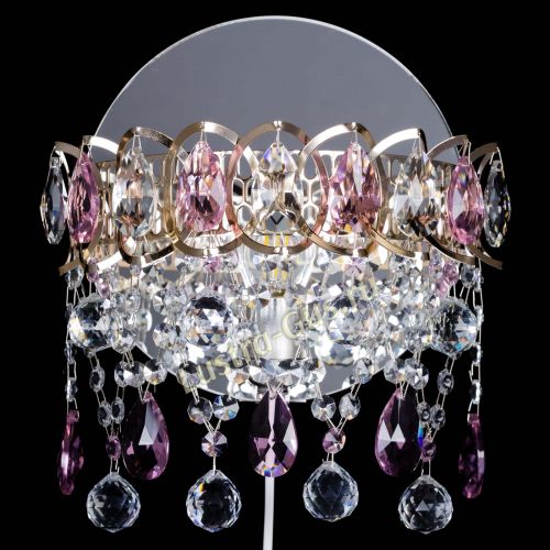 Бра Астра Паутинка розовая в Симферополе Гусь Хрустальный