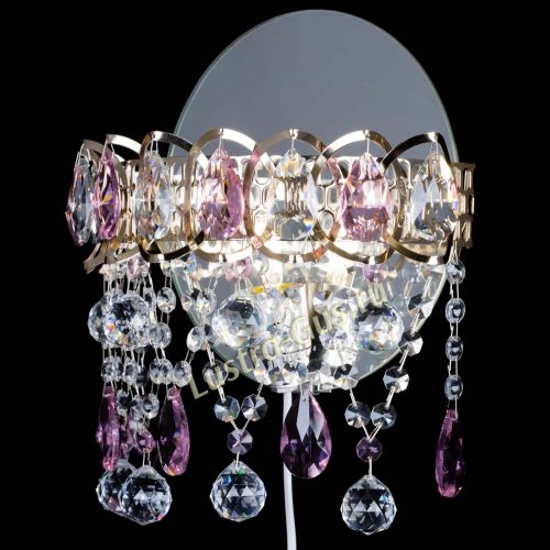 Бра Астра Паутинка розовая в Симферополе Гусь Хрустальный