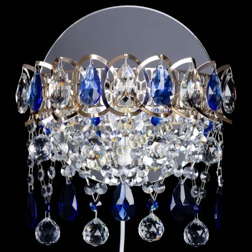 Бра Астра Паутинка синяя в Симферополе Гусь Хрустальный