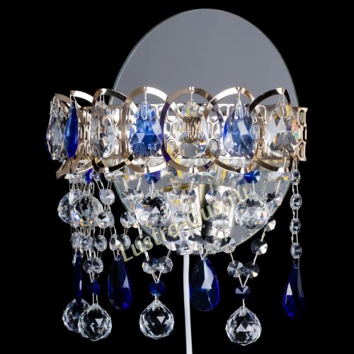 Бра Астра Паутинка синяя в Симферополе Гусь Хрустальный