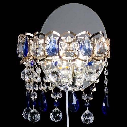 Бра Астра Паутинка синяя в Симферополе Гусь Хрустальный