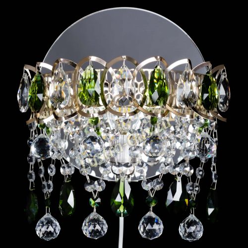 Бра Астра Паутинка зеленая в Симферополе Гусь Хрустальный