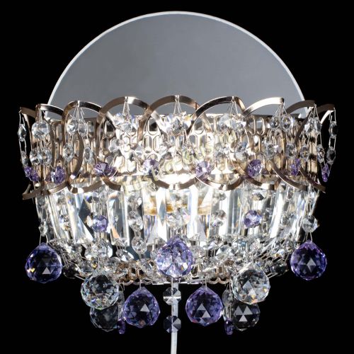 Бра Астра пластинка шар Фиолетовая в Симферополе Гусь Хрустальный