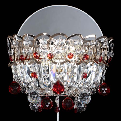 Бра Астра пластинка шар Красная в Симферополе Гусь Хрустальный