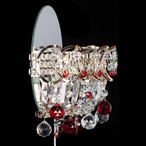 Бра Астра пластинка шар Красная в Симферополе Гусь Хрустальный