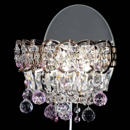 Бра Астра пластинка шар Розовая в Симферополе Гусь Хрустальный