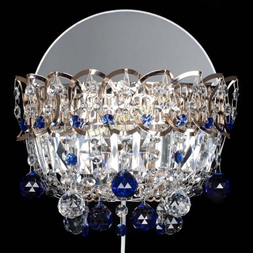 Бра Астра пластинка шар Синяя в Симферополе Гусь Хрустальный