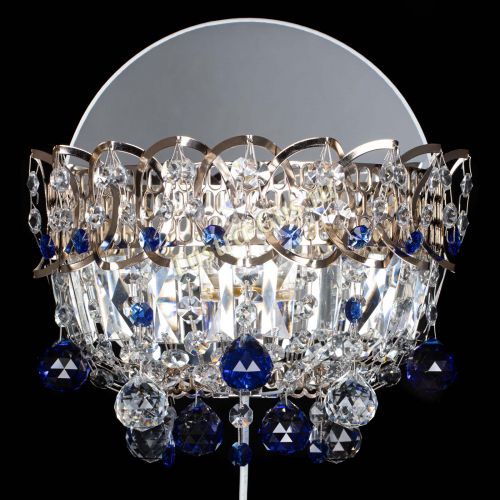 Бра Астра пластинка шар Синяя в Симферополе Гусь Хрустальный