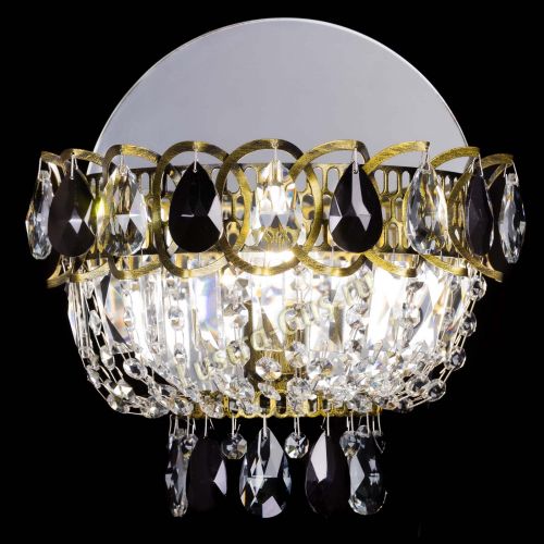 Бра Астра Черная под бронзу в Симферополе Гусь Хрустальный