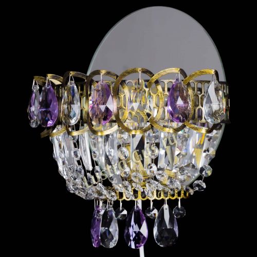 Бра Астра Фиолетовая под бронзу в Симферополе Гусь Хрустальный