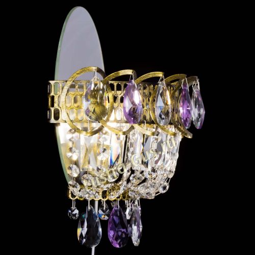 Бра Астра Фиолетовая под бронзу в Симферополе Гусь Хрустальный