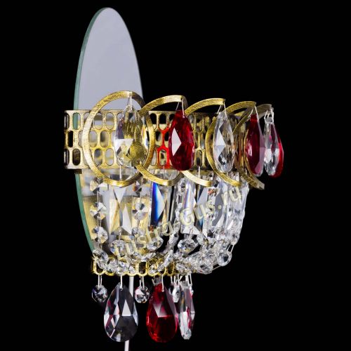 Бра Астра Красная под бронзу в Симферополе Гусь Хрустальный