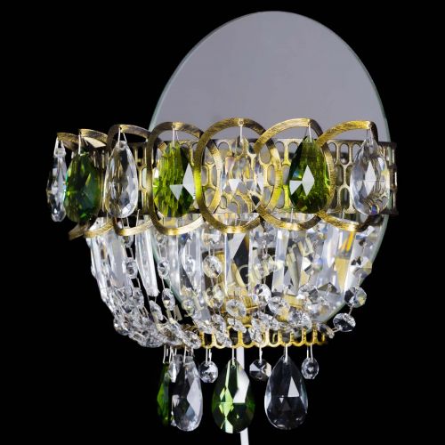 Бра Астра Зеленая под бронзу в Симферополе Гусь Хрустальный