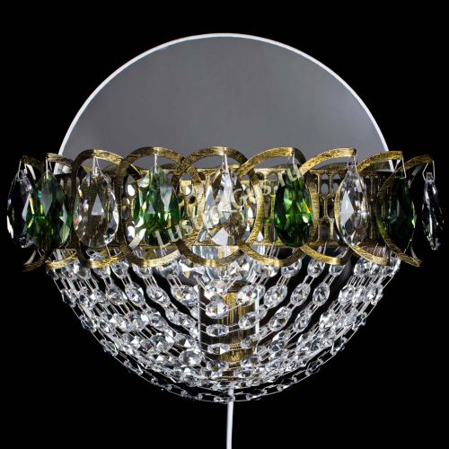 Бра Астра Сетка под бронзу Зеленая в Симферополе Гусь Хрустальный