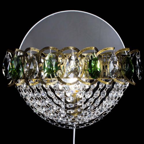 Бра Астра Сетка под бронзу Зеленая в Симферополе Гусь Хрустальный