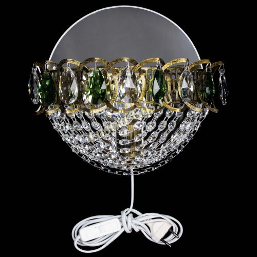 Бра Астра Сетка под бронзу Зеленая в Симферополе Гусь Хрустальный