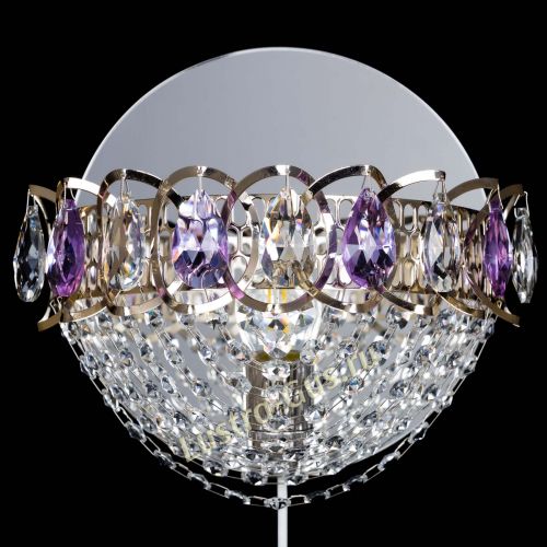 Бра Астра Сетка фиолетовая в Симферополе Гусь Хрустальный