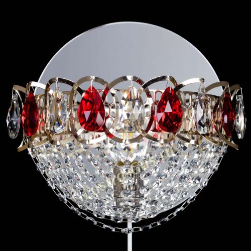 Бра Астра Сетка красная в Симферополе Гусь Хрустальный