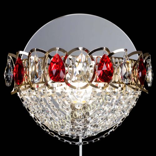 Бра Астра Сетка красная в Симферополе Гусь Хрустальный