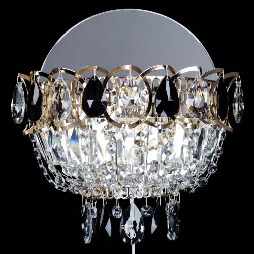 Бра Астра черная в Симферополе Гусь Хрустальный