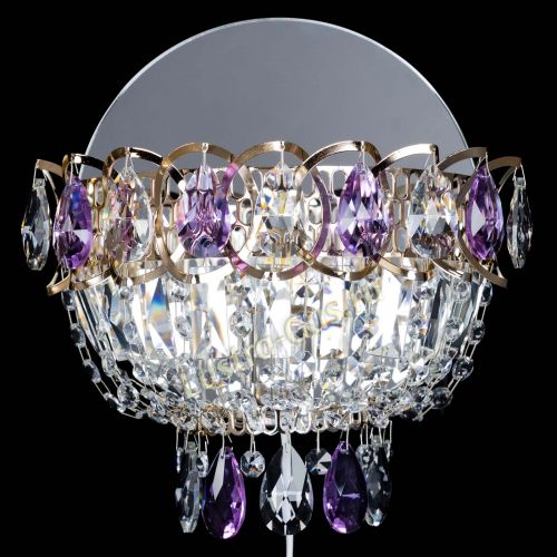 Бра Астра фиолетовая в Симферополе Гусь Хрустальный