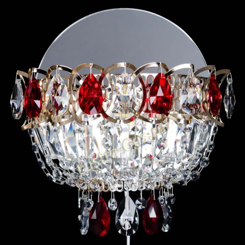 Бра Астра красная в Симферополе Гусь Хрустальный