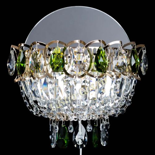 Бра Астра зеленая в Симферополе Гусь Хрустальный