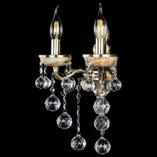 Бра Оникс №2/1 шар в Симферополе Гусь Хрустальный