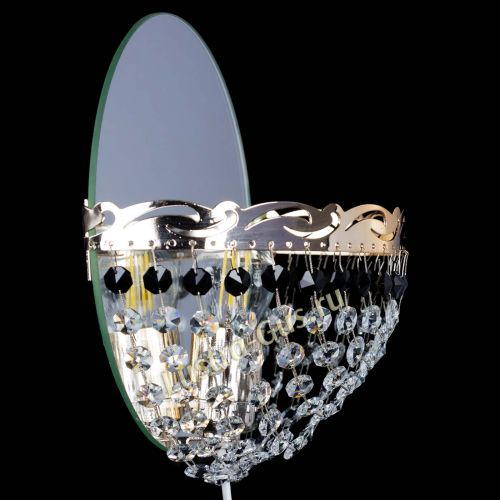 Бра Диана черная в Симферополе Гусь Хрустальный