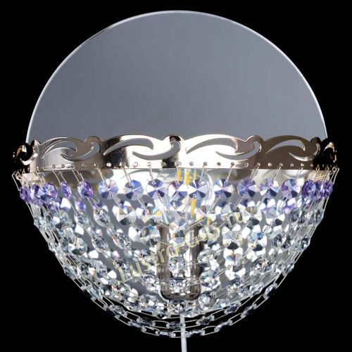 Бра Диана фиолетовая в Симферополе Гусь Хрустальный