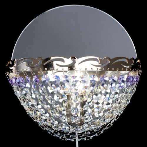 Бра Диана фиолетовая в Симферополе Гусь Хрустальный