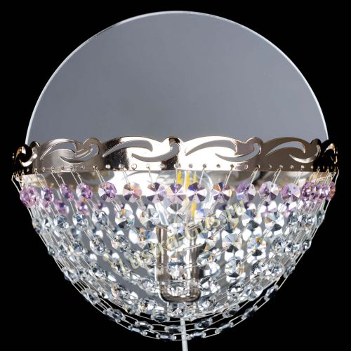 Бра Диана розовая в Симферополе Гусь Хрустальный