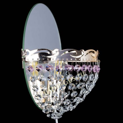 Бра Диана розовая в Симферополе Гусь Хрустальный