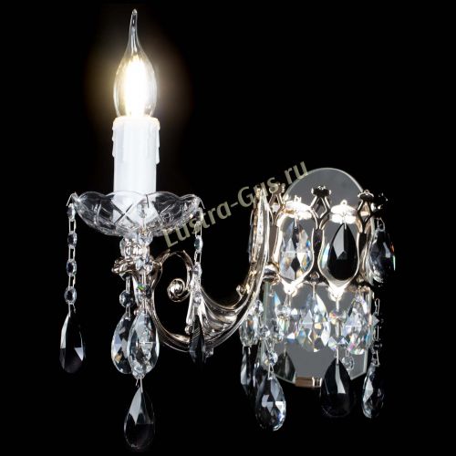 Бра Елизавета №1 мини черная в Симферополе Гусь Хрустальный