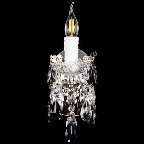 Бра Елизавета №1 мини черная в Симферополе Гусь Хрустальный