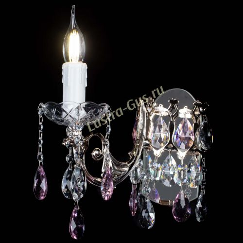 Бра Елизавета №1 мини синяя в Симферополе Гусь Хрустальный