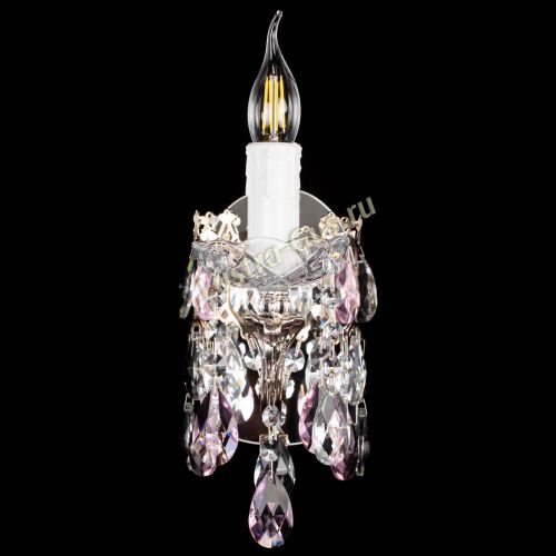 Бра Елизавета №1 мини синяя в Симферополе Гусь Хрустальный