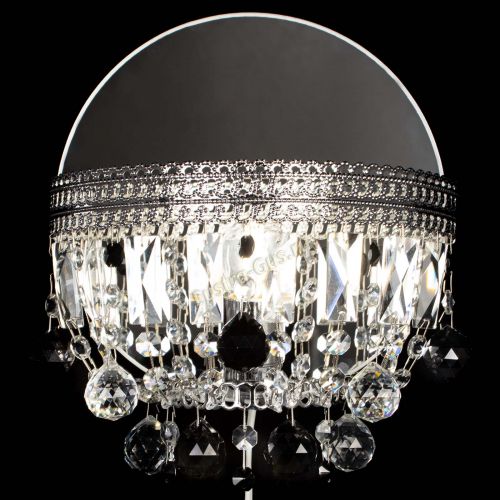 Бра Флоренция шар черная в Симферополе Гусь Хрустальный