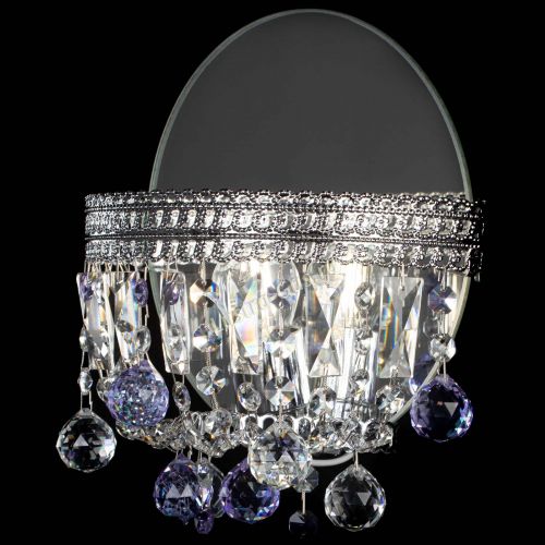 Бра Флоренция шар фиолетовая в Симферополе Гусь Хрустальный