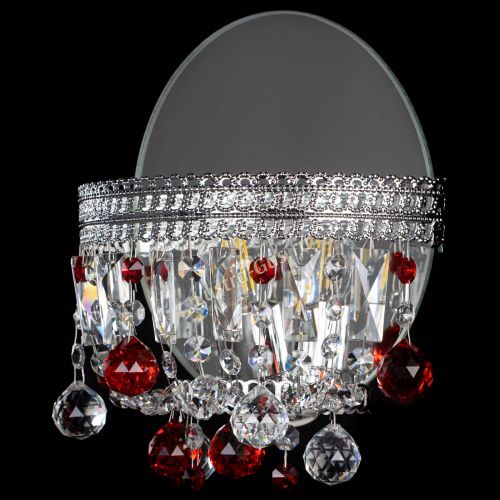 Бра Флоренция шар красная в Симферополе Гусь Хрустальный