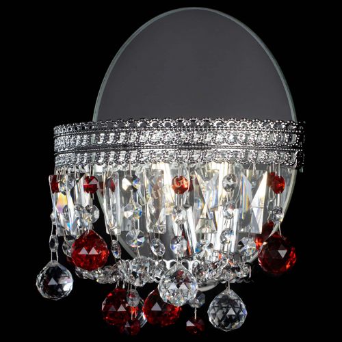 Бра Флоренция шар красная в Симферополе Гусь Хрустальный