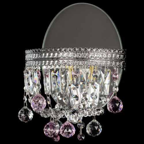 Бра Флоренция шар розовая в Симферополе Гусь Хрустальный