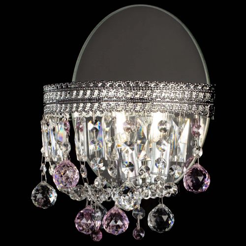 Бра Флоренция шар розовая в Симферополе Гусь Хрустальный